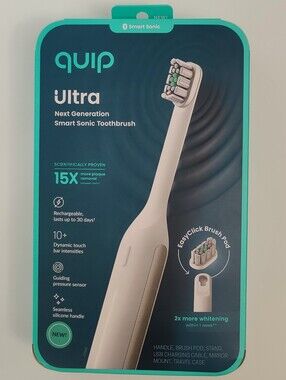 White Electric Toothbrush - Quip Brand